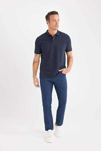 DeFacto Вузькі штани-чинос C2401AX25SP з канвасового полотна Slim Fit C2401AX25SP