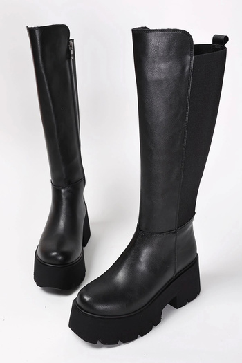 Liza Shoes Starless γυναικείες μπότες με ελαστική πλάτη A003-K603