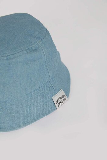 DeFacto Boy's Label Printed Jean Bucket Hat B7890A825Sm