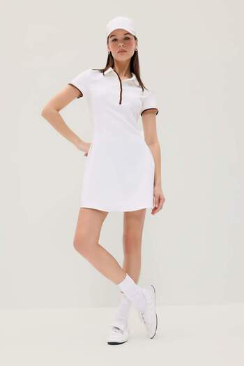 DeFacto Polo Collar Short Sleeve Mini Summer Dress F3393Ax25Sm