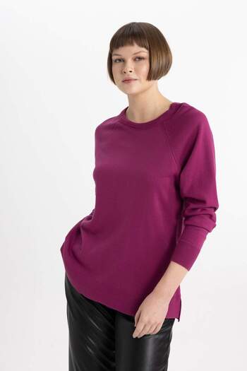 DeFacto Relax Fit Knitwear Sweater B7866Axns