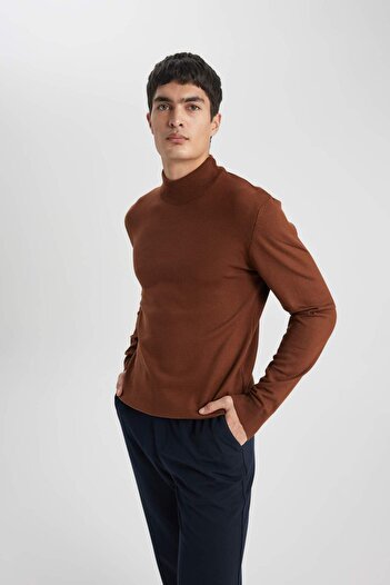 DeFacto Πουλόβερ Slim Fit Slim Fit B7851AXNS