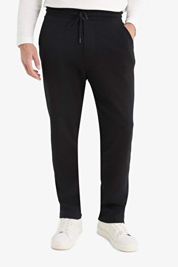 DeFacto Regular Fit Cepli Düz Paça Dokulu Eşofman Altı D7603AX25SP