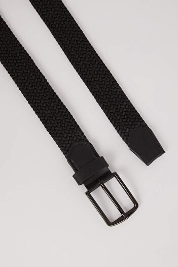 DeFacto Men's Rectangular Buckle Jean Belt X0272Azns