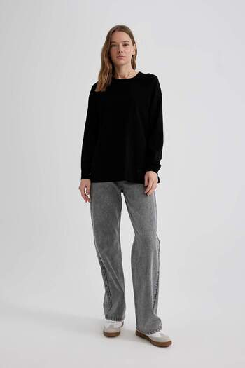 DeFacto Pulover din tricotaje Relax Fit B7866AXNS