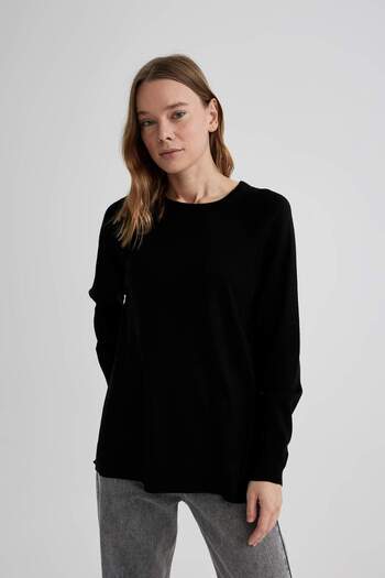 DeFacto Pulover din tricotaje Relax Fit B7866AXNS