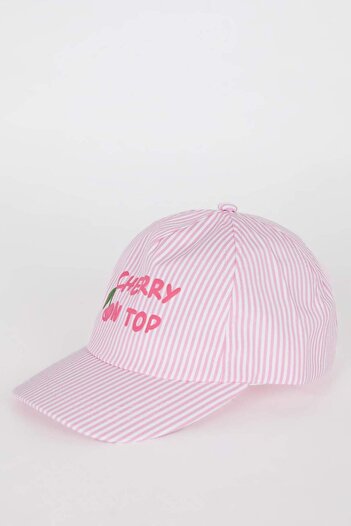 DeFacto Girl's Striped Cap Hat D8426A825Sm