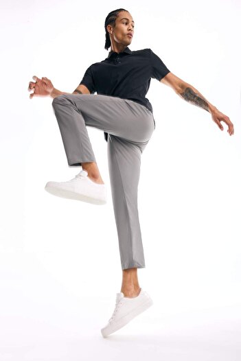 DeFacto Defactofit Slim Fit Slim Fit Standard Leg Woven Trousers D9247Ax25Sp