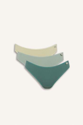 DeFacto Ribana 3-Pack Brazilian Panties-Fall in Love E4896Ax25Sp