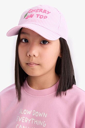 DeFacto Girl's Striped Cap Hat D8426A825Sm