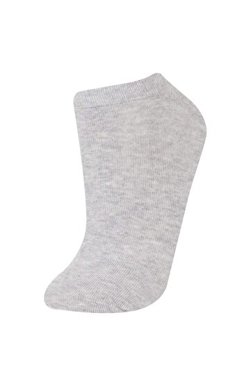 DeFacto Women's 5-Pack Cotton Booties Socks E2115Axns