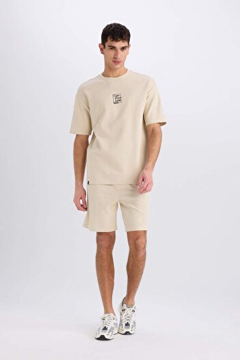 DeFacto Regular Fit Straight Leg Pocket Basic Straight Shorts B8792Ax25Sm