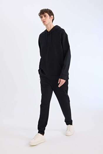 DeFacto Defactofit Slim Fit Sportsman Jogger Sweatpants Slim Fit Standard Leg Basic Straight D8018Ax25Sp