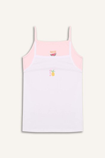 DeFacto Girl's Fruit Patterned 2-Piece Undershirt E7063A825Sp