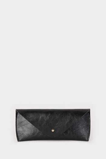 DeFacto Unisex Faux Leather Sunglasses Case E6739Axns