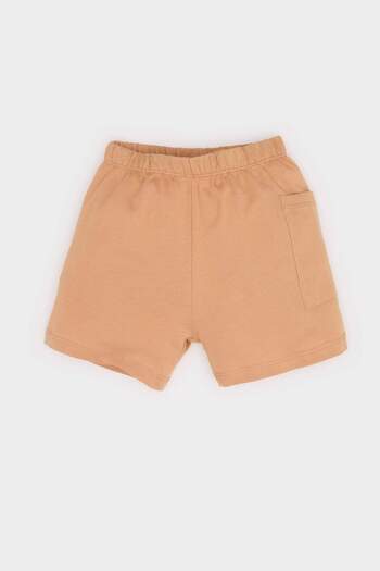 DeFacto Baby Boy 2-Piece Set Printed Short Sleeve T-Shirt Elastic Waist Shorts E6767A525Sm