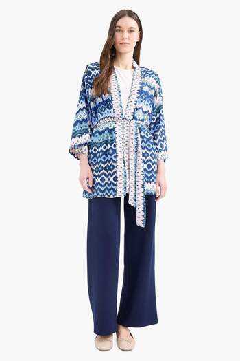 DeFacto Straight Wide Leg Basic Straight Pants E0781Ax25Sp
