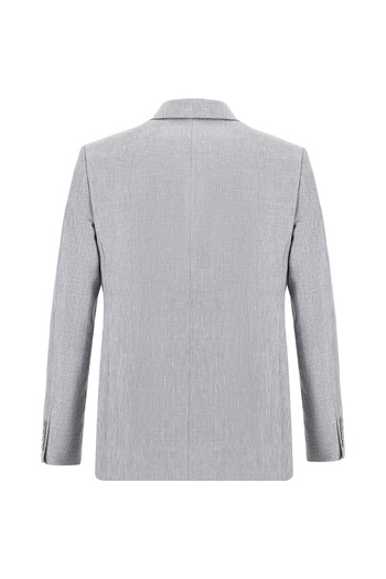 Abdullah Kiğılı Classic Woolen Linen Patterned Jacket