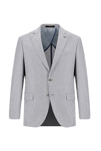 Abdullah Kiğılı Classic Woolen Linen Patterned Jacket