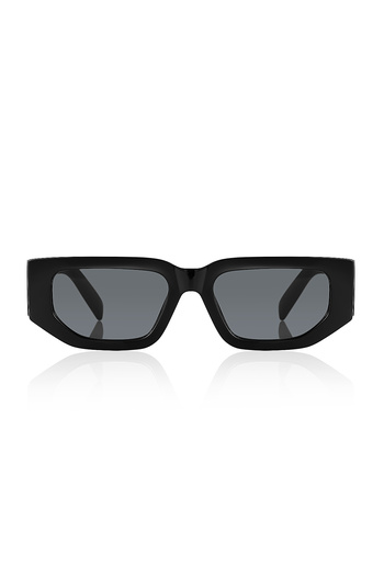 Kinary Uv400 Protective Unisex Sunglasses Black Shiny 1077