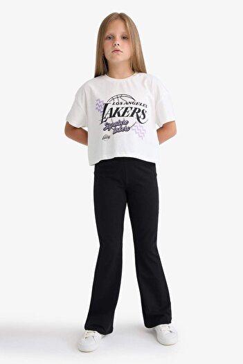 DeFacto Girl's Basic Solid Flared Leggings E1839A825Sm
