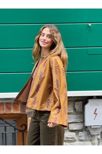 Retrobird Poncho Light Jacket Γυναικείο Camel