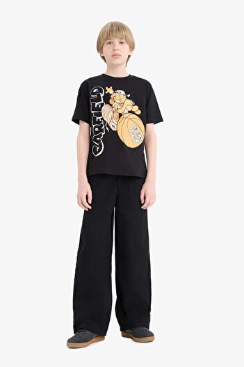 DeFacto Boy's Garfield Crew Neck Short Sleeve T-Shirt E3107A825Sm