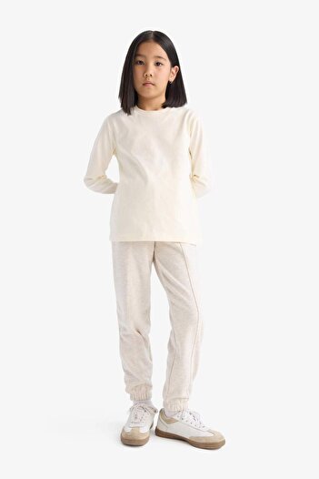 DeFacto Girl's Elastic Waist Sweatpants E1845A825Sp