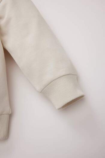 DeFacto Erkek Bebek Bisiklet Yaka Baskılı Sweatshirt D8580A525SP