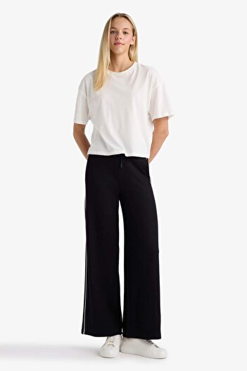 DeFacto Straight Fit Pocketed Straight Leg Long Length Slim Sweatpants D6668Ax25Sp