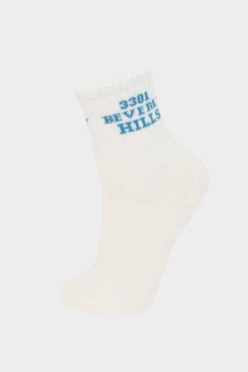 DeFacto Boy's Comfortable Elastic 3-Piece Cotton Long Socks E5544A8Ns