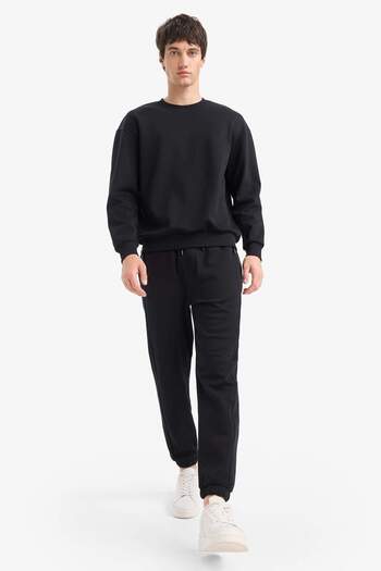 DeFacto Slim Fit Dar Kesim Fermuar Cepli Pike Eşofman Altı D5258AX25SP