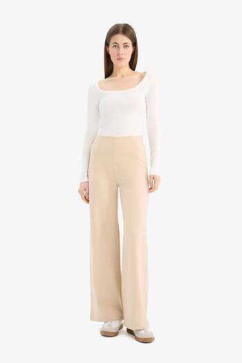 DeFacto Wide Leg Sweatpants - Wide Leg, Standard Size E7952Ax25Sp