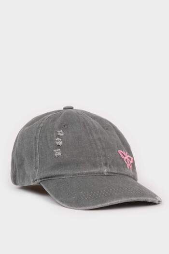 DeFacto Kız Çocuk Nakışlı Cap Şapka C0585A825SM