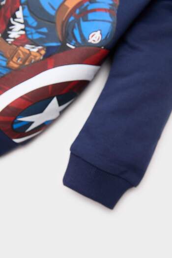 DeFacto Erkek Bebek Marvel Avengers Bisiklet Yaka Sweatshirt E3679A525SP