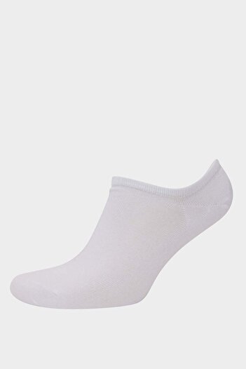 DeFacto Men's 5-Pack Cotton Sneaker Socks D9957Axns