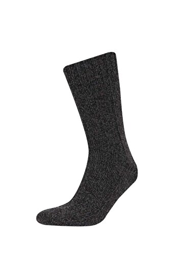 DeFacto Men's 2-Pack Wool Winter Socks E9000Axns