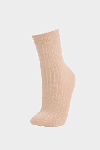 DeFacto Women's Seamless Comfortable Elastic Ultra Soft 2-Piece Bamboo Premium Socks E8668Axns