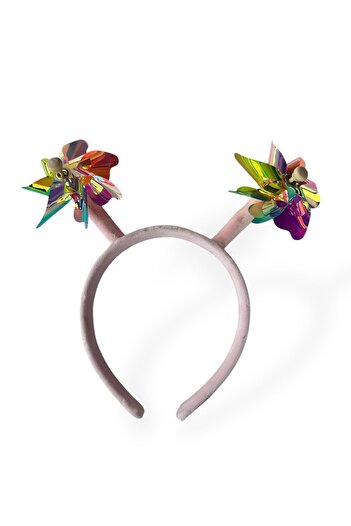 TAKIŞTIR Pink Color Wind Rose Figured Crown