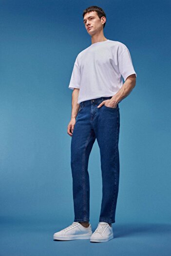 DeFacto Sergio Regular Fit Normal Fit Normal Waist Pipe Leg Jean Pants D9829Ax25Sp