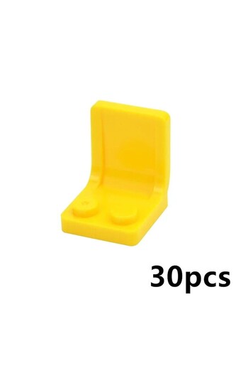Choice Yellow Chair 30pcs MOC Parts 2x2 Utensil Seat Chair Compatible 4079 Figures Bricks DIY Assmble Build