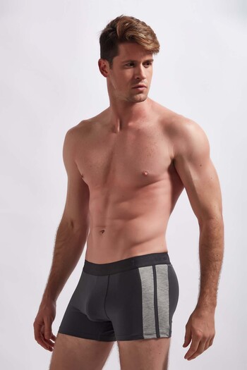 josejuan Ανδρικά Boxers 3 τεμαχίων Cotton Lycra Side Double Stripes 1007