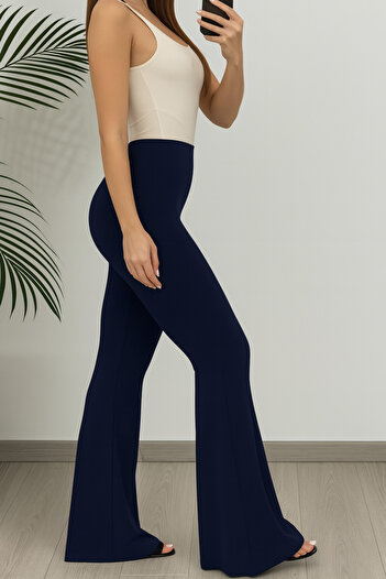 ECEYLÜL MODA Scuba Crepe Spanish Cuff Pants