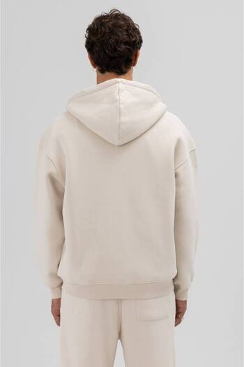 İLKCET MODA Φούτερ με κουκούλα με φερμουάρ Premium Unisex Oversize