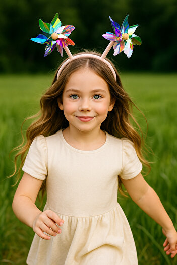 TAKIŞTIR Pink Color Wind Rose Figured Crown