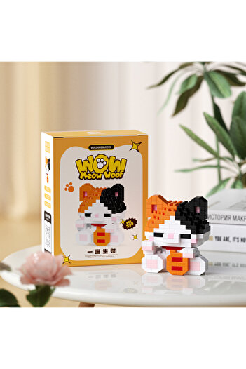 Choice No box 7297 Cute Pet Series Cartoon Animation Building Block Toys Cute Wedding Cat And Dog Models Ed