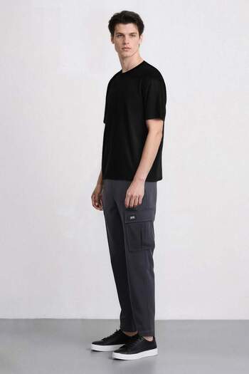 DeFacto Relax Fit Trousers Straight Leg with Cargo Pockets 	   D5967Ax25Sp