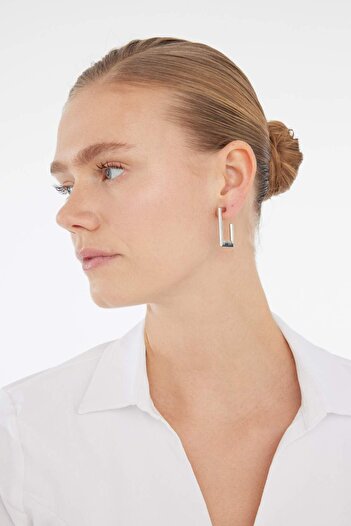 DeFacto Women's 3-Piece Silver Earrings E3075Axns