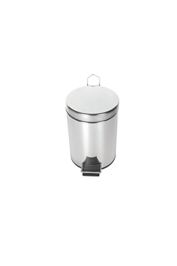 Palex Chrome Pedal Trash Can 12 Lt, Stylish and Durable, Practical Use