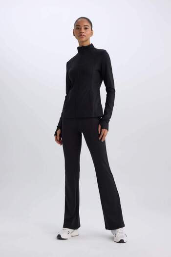DeFacto Fit Flare Fit Spanish Leg Standard Length Pants D7197Ax25Sp